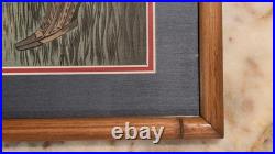 Authentic Woodblock by Shotei Takahashi (Hiroaki) Ryogoku Fireworks circa 1923