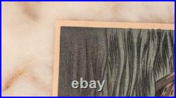 Authentic Woodblock by Shotei Takahashi (Hiroaki) Ryogoku Fireworks circa 1923