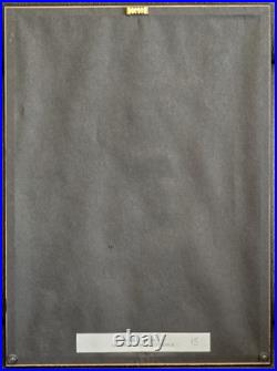 BUZEN Province Utagawa Hiroshige Japanese Woodblock Framed Art Print 18×15 VTG