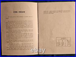 Bakufu Ohno 1939 Hokai Carp Woodblock Print With Rare Booklet Orig Mount RARE