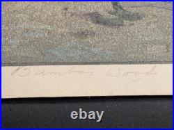 Bamboo Wood woodblock print by Hiroshi Yoshida