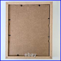 Benji Asada Japanese Woodblock Print Poppy Signed Framed Art