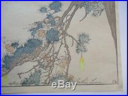 Bertha Lum Woodblock Print Rare Land Of The Bluebird Antique Art Deco Japanese