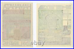 Clifton KARHU Japanese woodblock prints 2 Ex-libris labels Kita and Hamahata