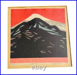 Clifton Karhu- Yama- Limited Edition 2/100 Mt. Fuji Japanese Woodblock Print Clifton Karhu- Yama- Limited Edition 2/100 Mt. Fuji Japanese Woodblock Print