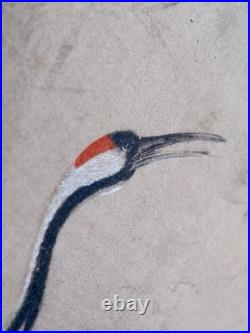Crying Cranes Kano Tanyu Taisho Era Woodblock Print Ming Dynasty Bunsei 1924