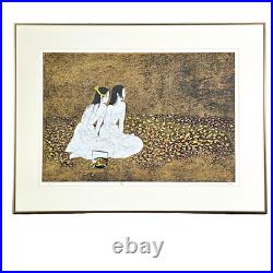 Double Oban Sei Woodblock Print Ryusei / Yoshimi Okamoto Artist Print