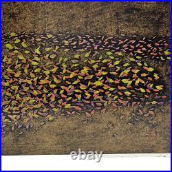 Double Oban Sei Woodblock Print Ryusei / Yoshimi Okamoto Artist Print