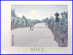 EIICHI KOTOZUKA UCHIDA FOUR SEASONS OF NIKKO JAPANESE WOODBLOCK PRINTS v/g