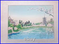 EIICHI KOTOZUKA UCHIDA FOUR SEASONS OF NIKKO JAPANESE WOODBLOCK PRINTS v/g