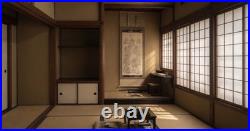 Edo Period Japanese Woodblock Print Scroll Takeda Shingen 24 Generals with Box
