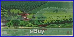 En0909jfNm2Japanese woodblock print Ido Masao Pond of Osawa 67/200 1996