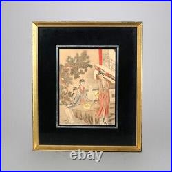 Four Antique Japanese Woodblock Prints C1920