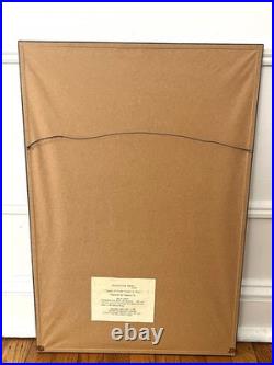 Framed Japanese Woodblock Print Pagoda of Ninnaji Temple in Snow by Ito Nisaburo