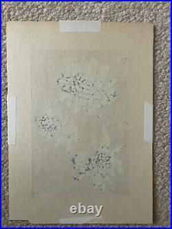 Fumio Kitaoka Japanese Woodblock print Ukiyo-e Ukiyoe Vintage Rare Collector