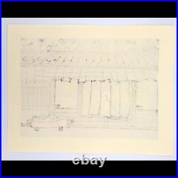 Genuine Creative Print By Katsuyuki Nishijima Woodblock Print, Spring, Signed