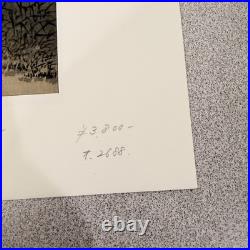 Ginko Yasumasa Hakamadare Japanese Woodblock Print Vtg Authentic 8.75 X 6.25