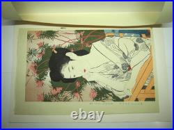 Goyo Hashiguchi Woodblock Reprint Beauty at Hot spring inn, Tanseisha 1920
