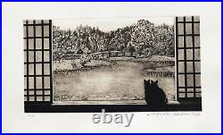 HIROTO NORIKANE Japanese Etching And Aquatint Print EARLY AFTERNOON 4