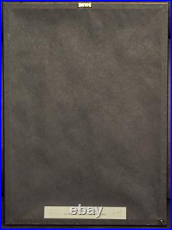 HYUGA Province Utagawa Hiroshige Japanese Woodblock Framed Art Print 18×15 VTG