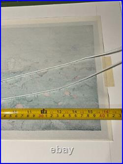 Hasui Kawase Shiba Benten Pond woodblock print authentic woodcut ATOZURI