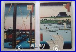 Hiroshige 100 Famous Views of Edo Repro Set Ukiyo-e 26 Prints Echizen Paper