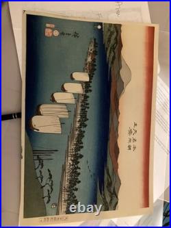 Hiroshige Japanese woodblock print Amanohasidate Kyoto