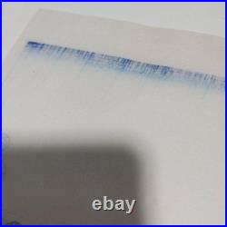 Hiroshige Utagawa Awa Naruto Landscape Handrail Woodblock Large Format Triptych