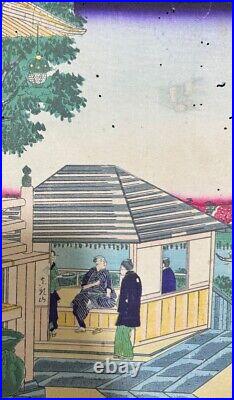 Hiroshige Utagawa Japan Woodblock Prints Kimono Beautiful Girls Uchikake River