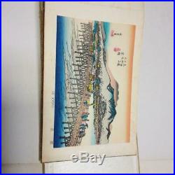 Hiroshige Woodblock Print 53 Stations of the Tokaido Picture Book From Japan