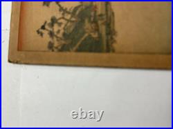 Hiroshige Woodblock Print- Yabu Station (Kiso Kaido) Togawa Crossing Framed