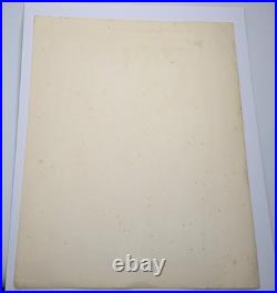 Hiyoshi Mamoru Showers in the Farming Land Woodblock Print First Printing