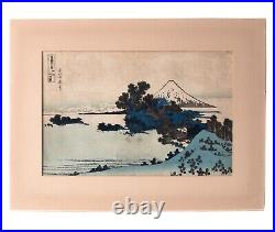 Hokusai (Japanese, 1760-1849) Woodblock Print Shichirigahama Signed ca. 1830-32