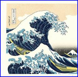 Hokusai Japanese Woodblock Print Great Wave Kanagawa Ukiyo-e