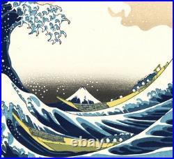 Hokusai Japanese Woodblock Print Great Wave Kanagawa Ukiyo-e
