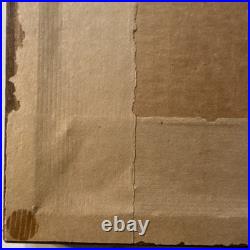 Hokusai Japanese Woodblock Style Print Kacho-ga Birds & Oak Framed