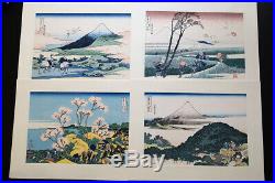 Hokusai Katsushika Fugaku 46 prints Japanese ukiyoe Woodblock print