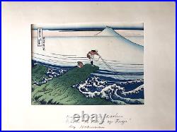 Hokusai Woodblock Print Koshu Kajikazawa 36 Views of Mt. Fuji