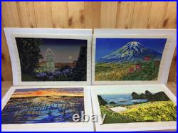 ITO BENO Japanese Original Woodblock Print Art Junfu City Site four-piece set