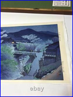 ITO SHINSUI Japanese Original Woodblock Print Art Ten Scenes of Shinano3 ED195