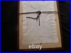 Ido Masao Japanese Woodblock Print Okusaga Landscape Showa Authentic
