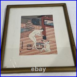 Int. Women's Bath-House by Kiyonaga Torii (1752-1815), Japanese Woodblock Print