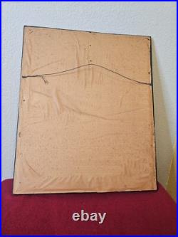 Itcho Hanabusa A White Cat Japanese Woodblock Print (reprint) 1920's Framed