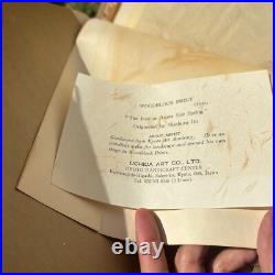 Ito Nisaburo The Inns at Arima Hot Spring Japanese Woodblock Print 1950 Framed