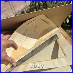 Ito Nisaburo The Inns at Arima Hot Spring Japanese Woodblock Print 1950 Framed