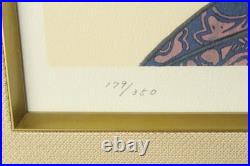 Ito Shinsui Woodblock Print Ukiyo-e Hagoita Beautiful Woman Limit 179/350 Japan