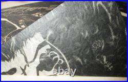 JAPANESE PRINT KINTARO AND YAMAUBA Kitagawa Utamaro on thin translucent washi