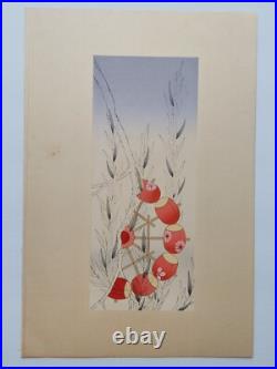 JAPANESE WOODBLOCK PRINT SHIN HANGA ORIGINAL ANTIQUE Japanese Design 1920s