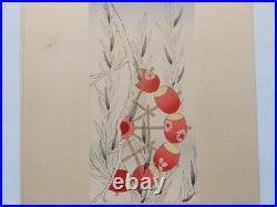 JAPANESE WOODBLOCK PRINT SHIN HANGA ORIGINAL ANTIQUE Japanese Design 1920s