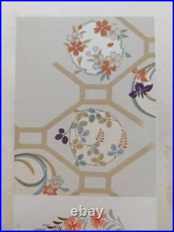 JAPANESE WOODBLOCK PRINT SHIN HANGA ORIGINAL ANTIQUE SEKKA Japanese Design 1920s
